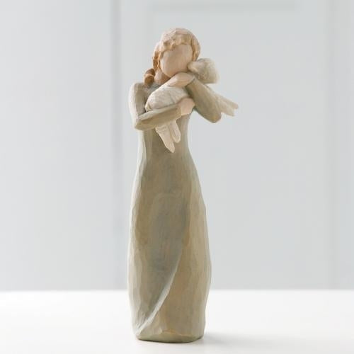 Willow Tree Peace on Earth figurine as a Christmas angel keepsake