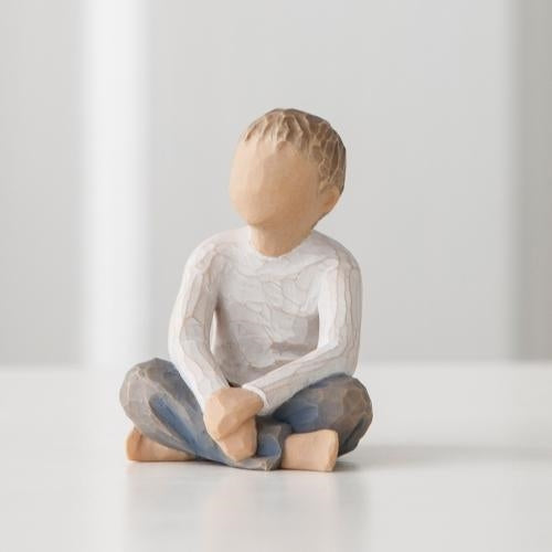 Imaginative Child figurine as a creative child family keepsake gift