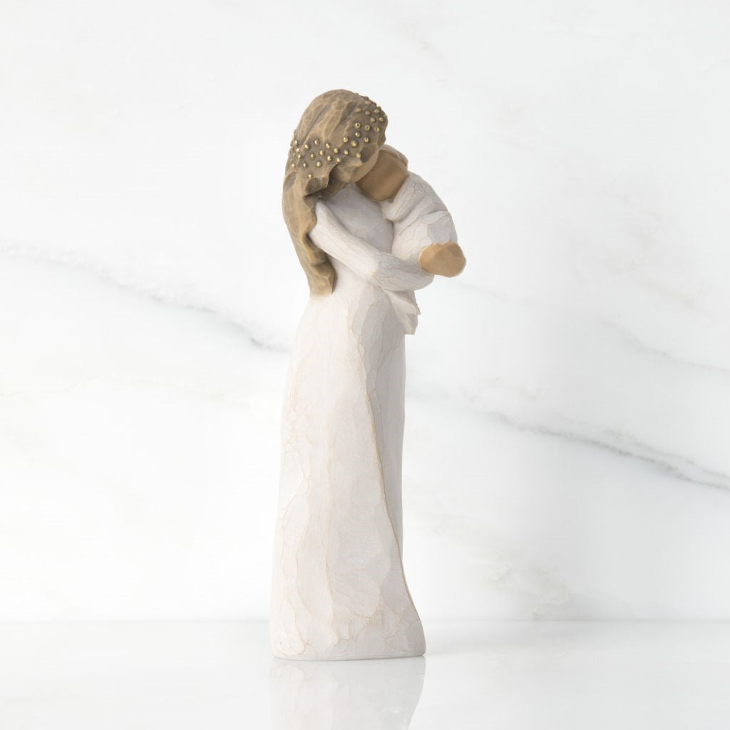 Sanctuary figurine as a mother and baby comfort keepsake gift