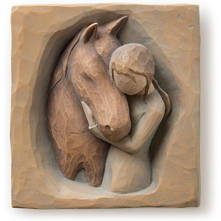Quiet Strength Plaque detail as a meaningful support and friendship gift
