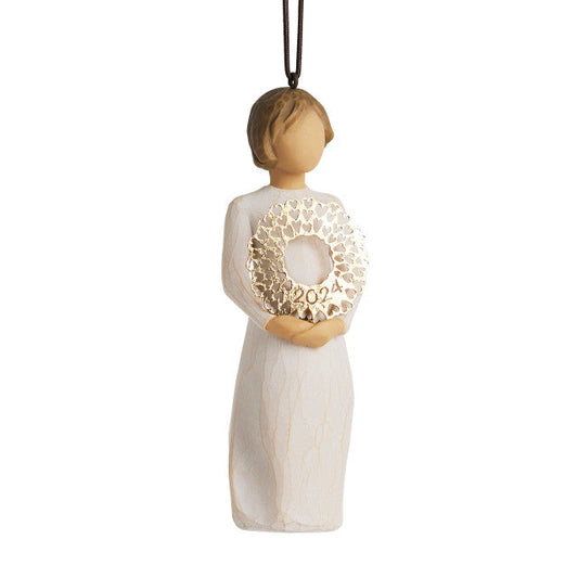 2024 Dated Wreath Ornament as a joyful milestone keepsake gift