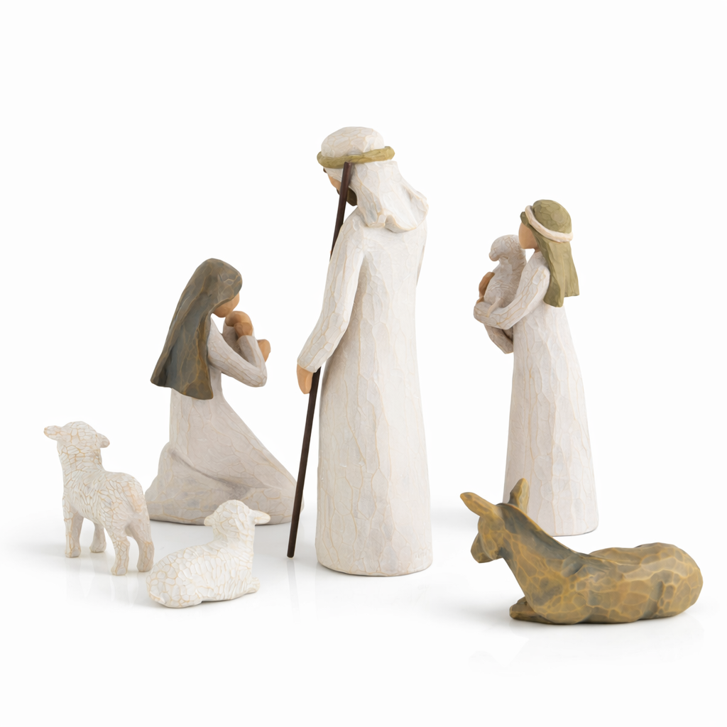 6-Piece Nativity Set for a classic Christmas keepsake display