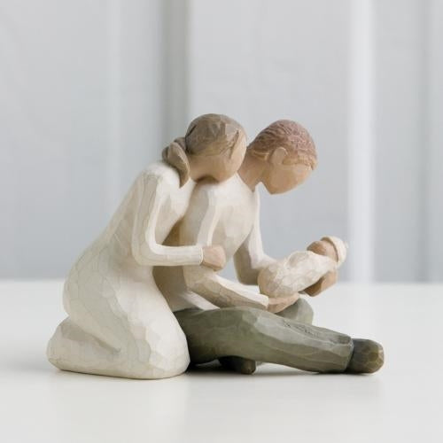 New Life figurine as a new baby and motherhood keepsake gift