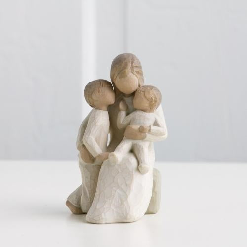Quietly figurine as a new baby and family keepsake gift