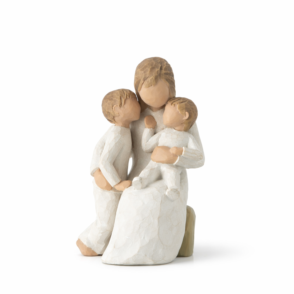 Quietly figurine as a new baby and family keepsake gift