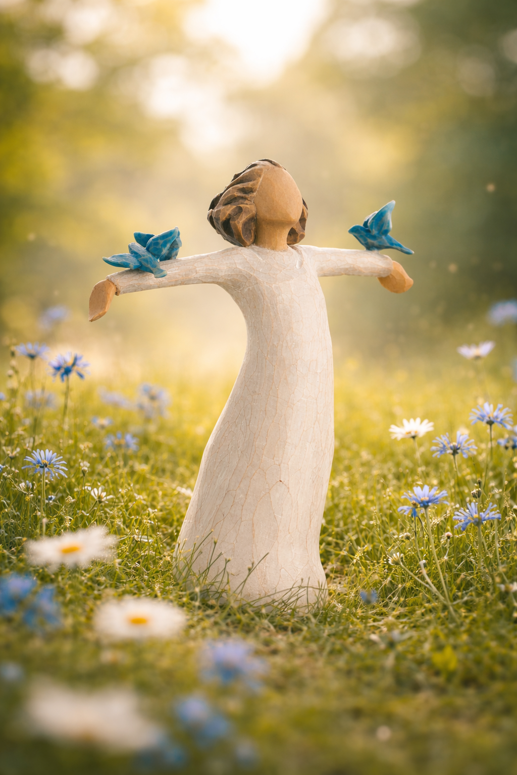 Happiness figurine as an uplifting joy and creativity keepsake gift
