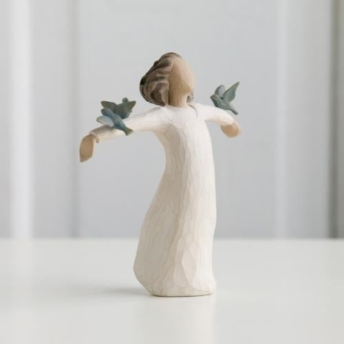 Happiness figurine as an uplifting joy and creativity keepsake gift