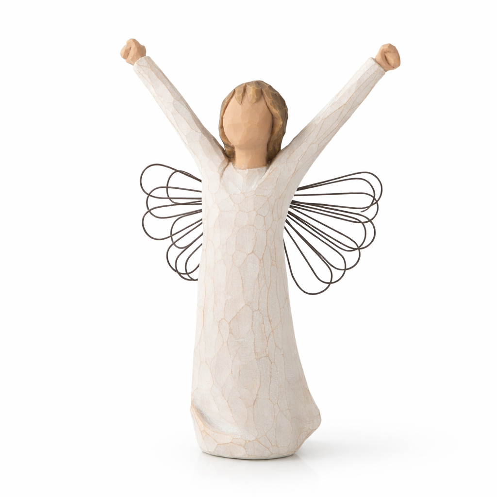 Courage Angel figurine as a strength and encouragement keepsake gift