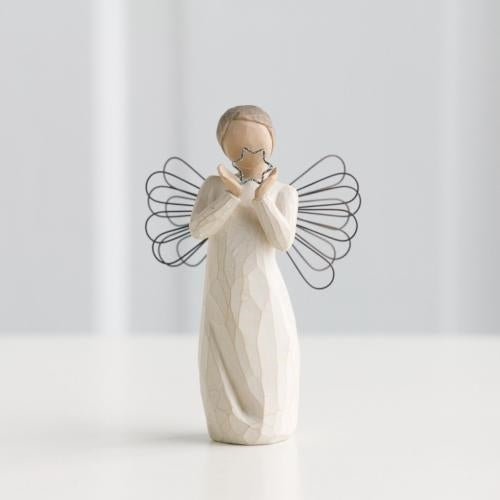 Bright Star Angel figurine as a congratulations and hope gift