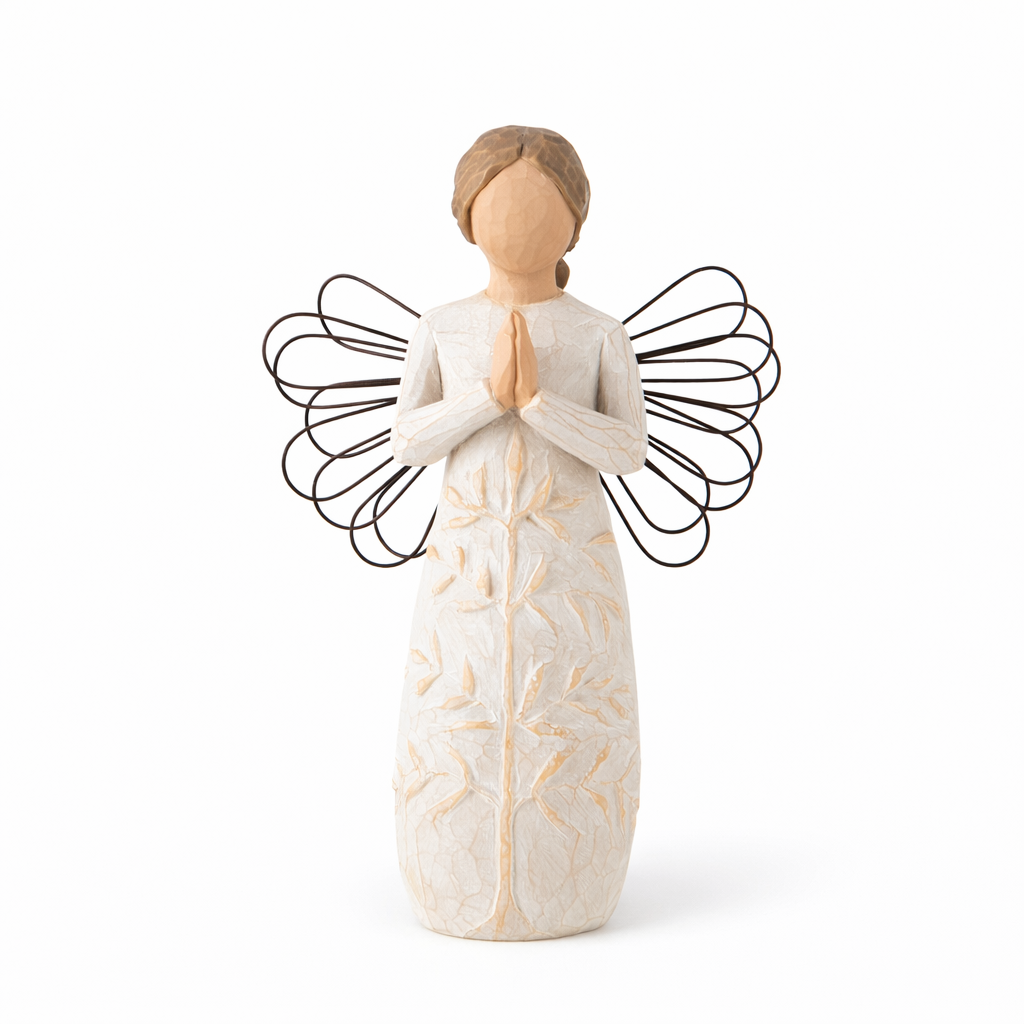 A Tree, a Prayer Angel as a peaceful remembrance keepsake gift