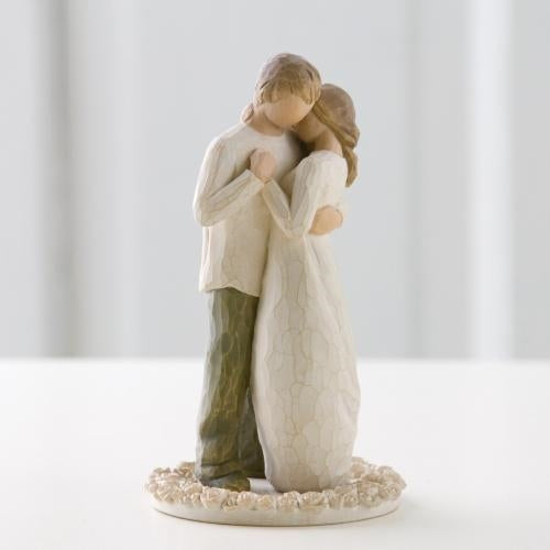 Promise Cake Topper figurine as a romantic wedding keepsake for couples