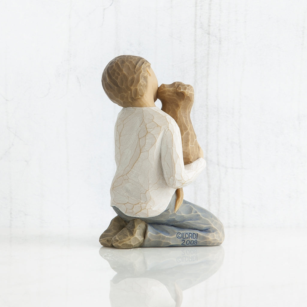 Kindness Boy figurine as a compassion and encouragement keepsake gift