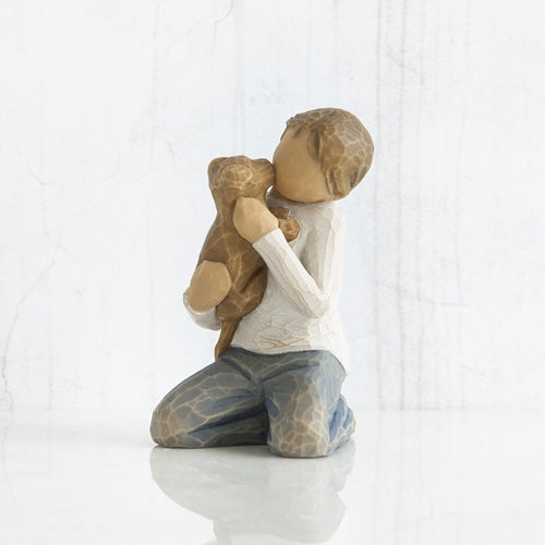Kindness Boy figurine as a compassion and encouragement keepsake gift