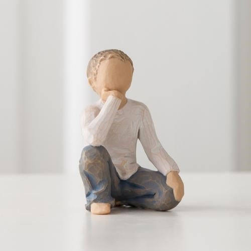 Inquisitive Child figurine as a curious child family keepsake gift