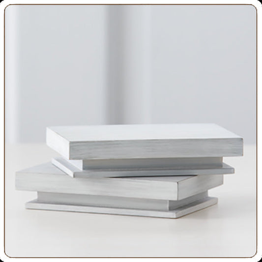 Set of 2 rectangle shelves for displaying figurines and keepsakes