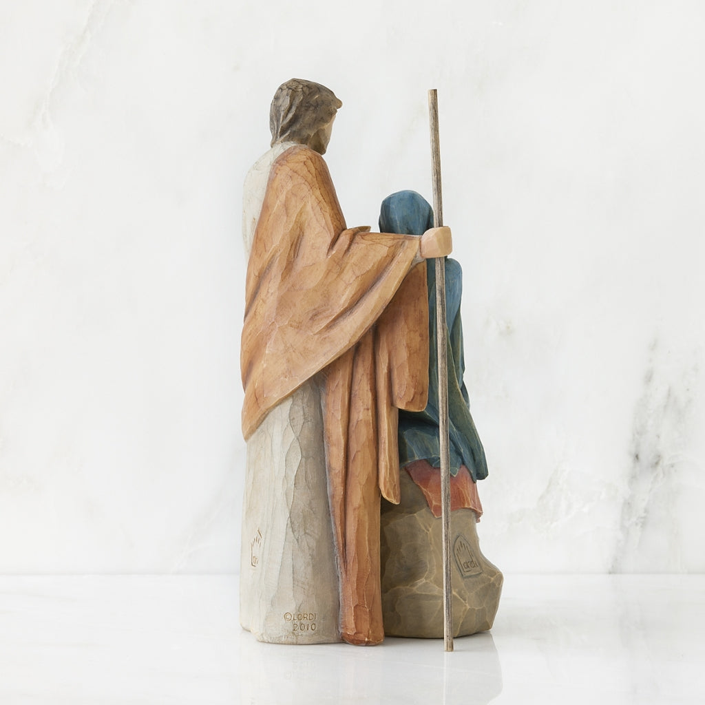 The Holy Family figurine as a small Nativity keepsake display