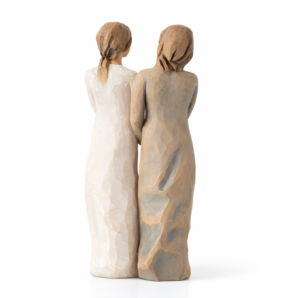 Detail view of My Sister, My Friend Figurine – Sisterhood Keepsake Gift as a sisterhood keepsake gift