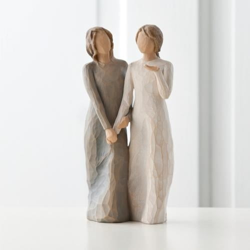 Detail view of My Sister, My Friend Figurine – Sisterhood Keepsake Gift as a sisterhood keepsake gift