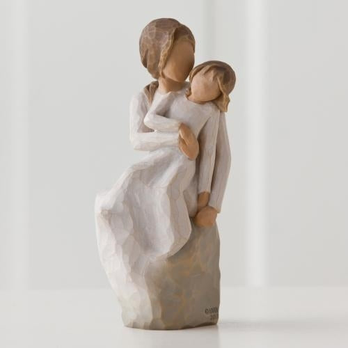 Mother Daughter figurine as a family keepsake gift celebrating laughter and love