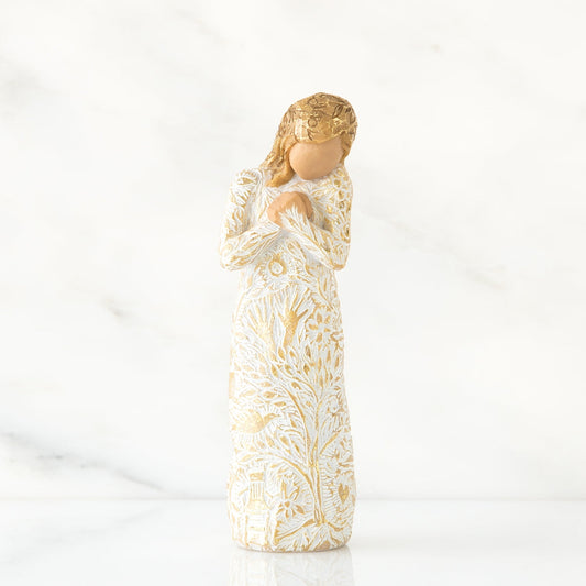 Tapestry figurine as a healing and memory keepsake gift