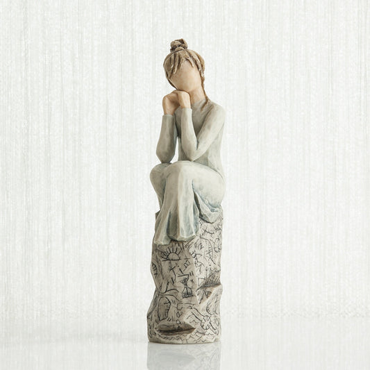 Patience figurine as a calm and inner strength keepsake gift