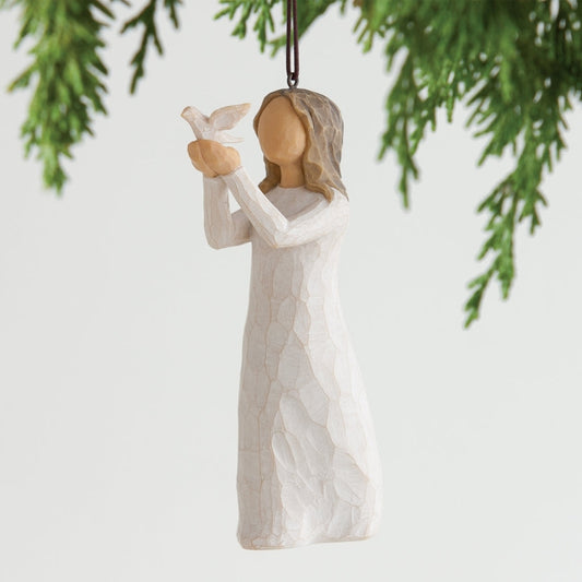 Willow Tree Soar ornament as an encouragement keepsake gift for new beginnings