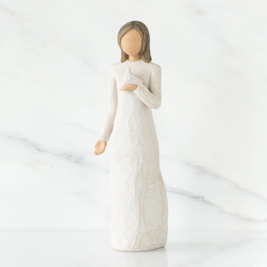 With Sympathy figurine as a comfort and remembrance keepsake gift