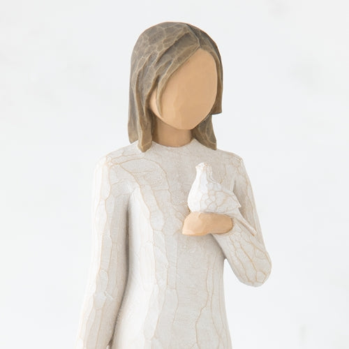 With Sympathy figurine as a comfort and remembrance keepsake gift