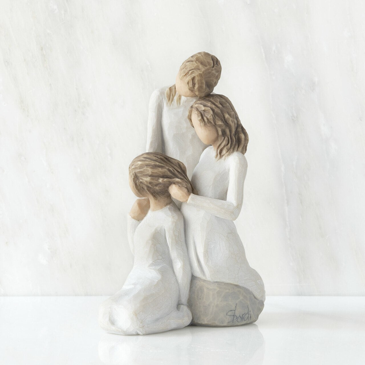 Our Healing Touch figurine displayed as a sisterhood and support keepsake gift