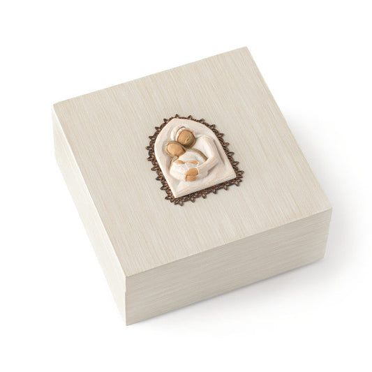 Holy Family Christmas memory box as a meaningful keepsake gift