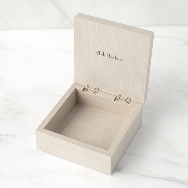 Holy Family Christmas memory box as a meaningful keepsake gift