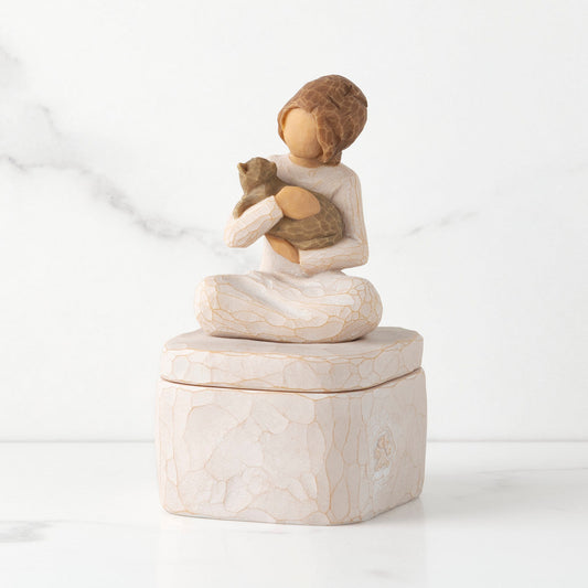 Kindness Girl keepsake box as an encouragement gift for a cat lover