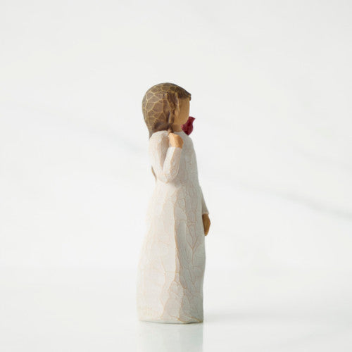 Messenger with Cardinal figurine as a comfort and remembrance gift