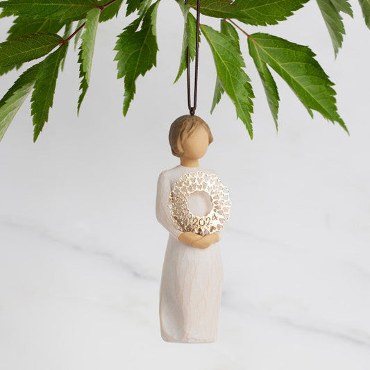2024 Dated Wreath Ornament as a joyful milestone keepsake gift