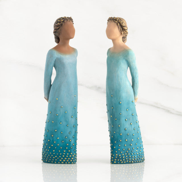 Radiance lighter skin figurine as an encouragement and confidence gift