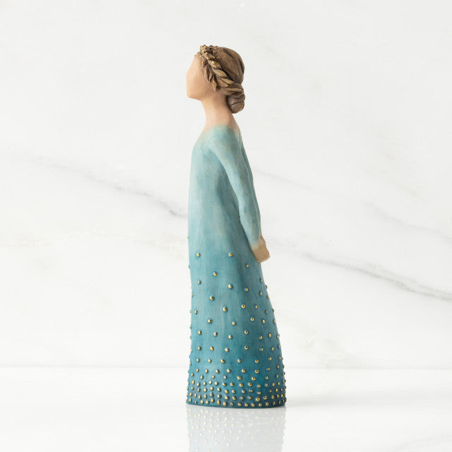 Radiance lighter skin figurine as an encouragement and confidence gift