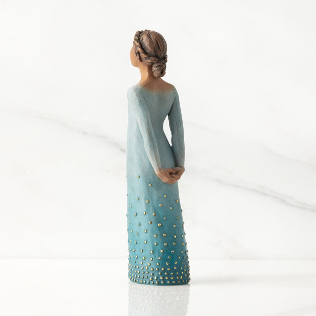 Radiance darker skin figurine as an encouragement and confidence gift
