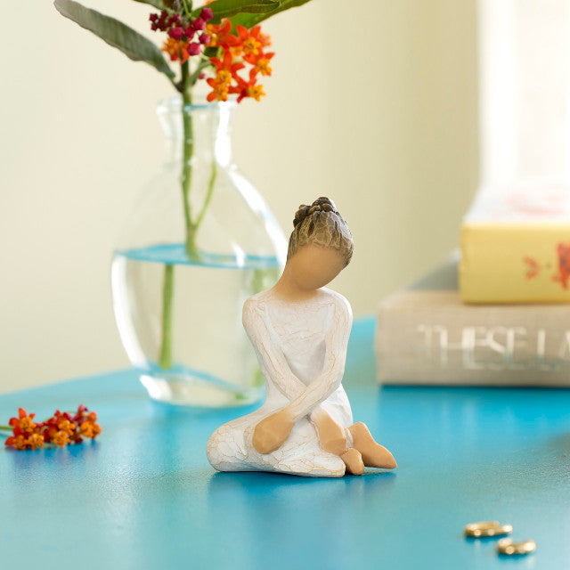 Serenity figurine as a calm encouragement and support gift