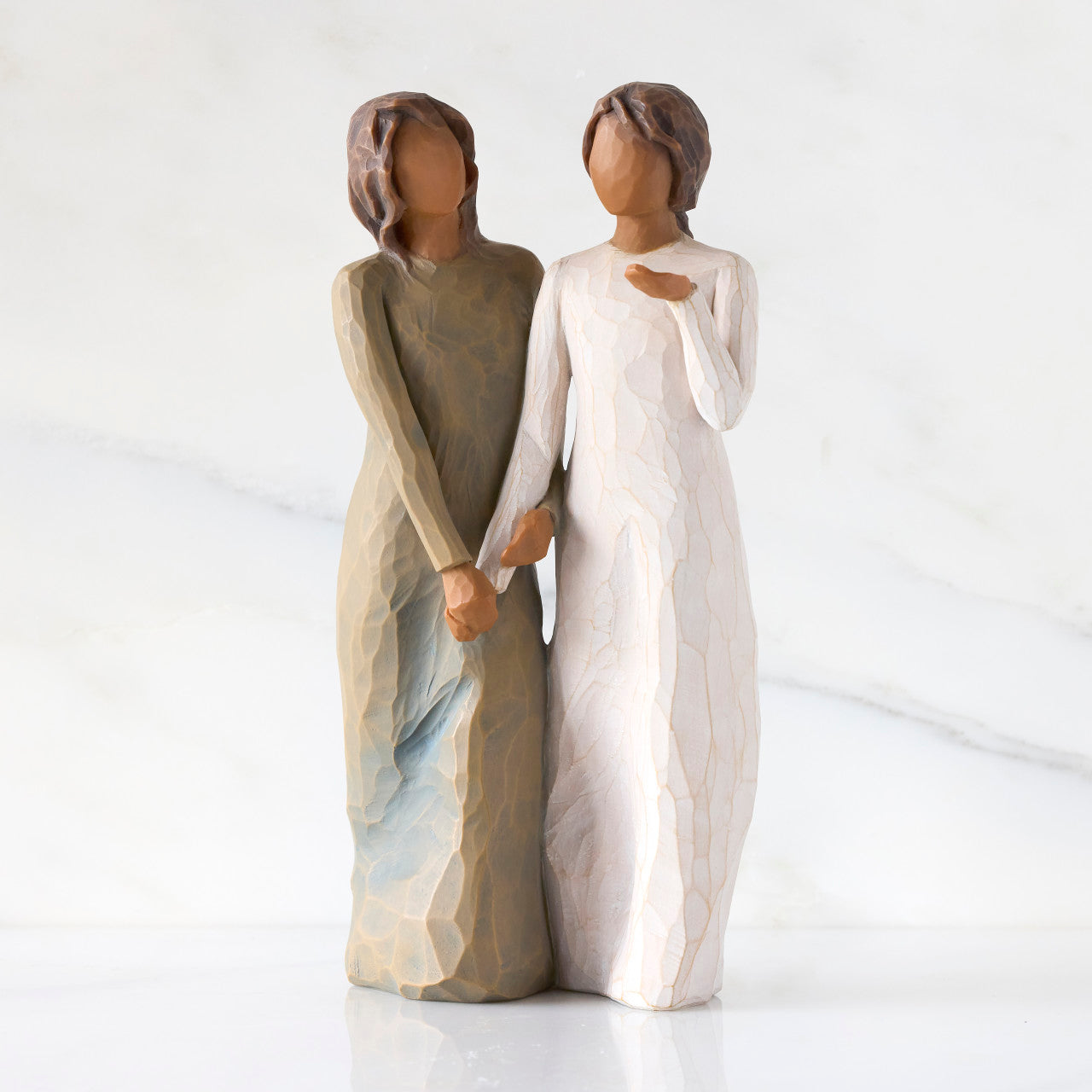 My Sister My Friend dark tone figurine as a sisterhood and friendship keepsake gift