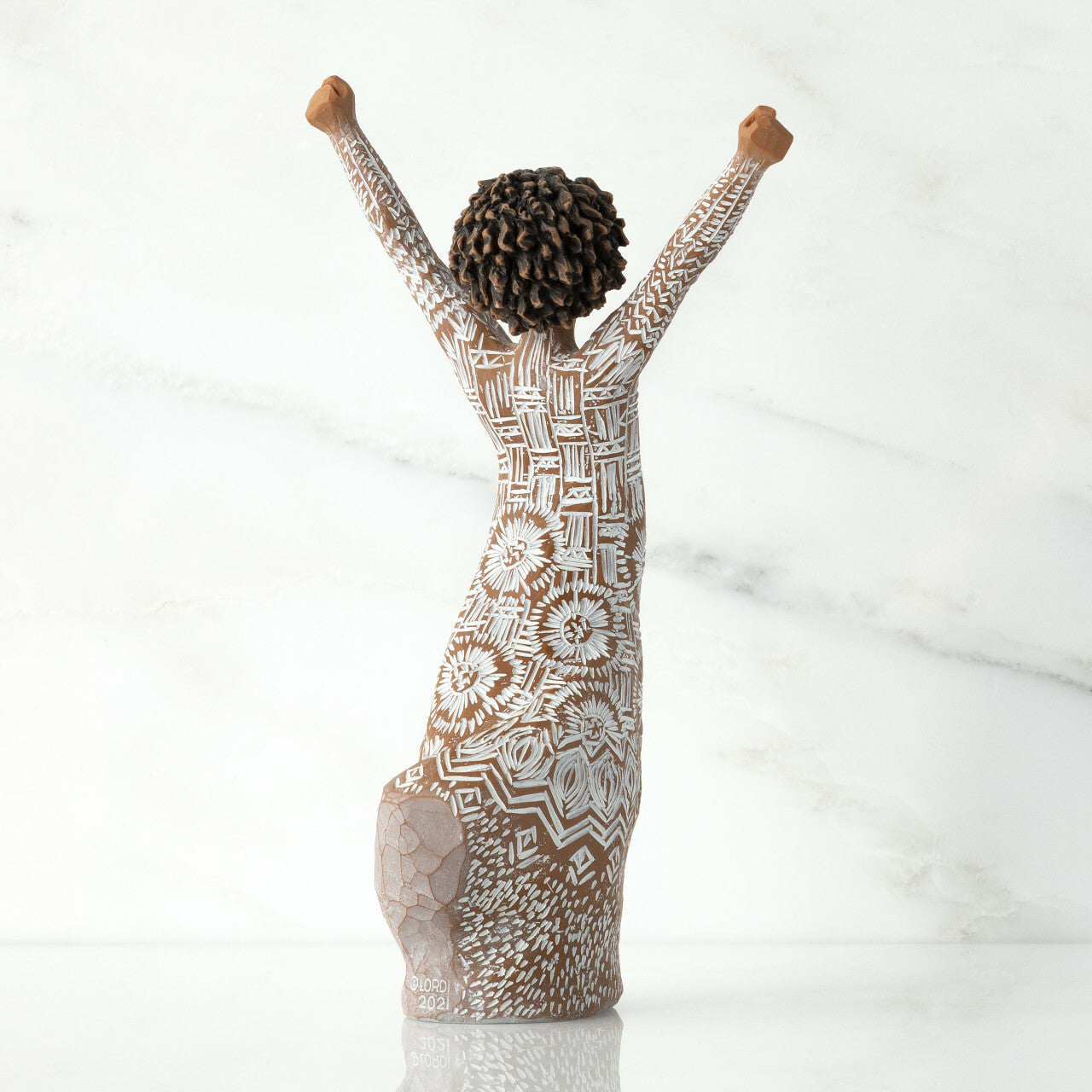 Courageous Joy figurine as a meaningful strength and heritage keepsake gift