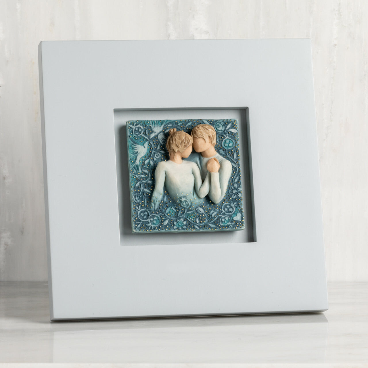 Duet framed plaque as a romantic anniversary and wedding keepsake