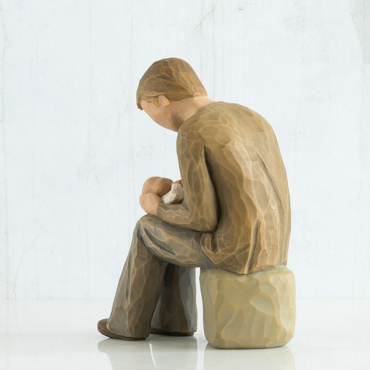 New Dad figurine as a first Father’s Day and new baby keepsake gift