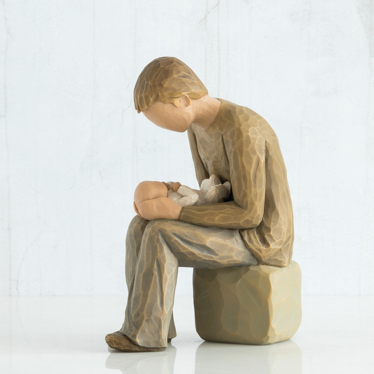 New Dad figurine as a first Father’s Day and new baby keepsake gift