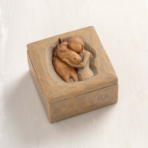 Quiet Strength Keepsake Box detail as a support and appreciation memory gift
