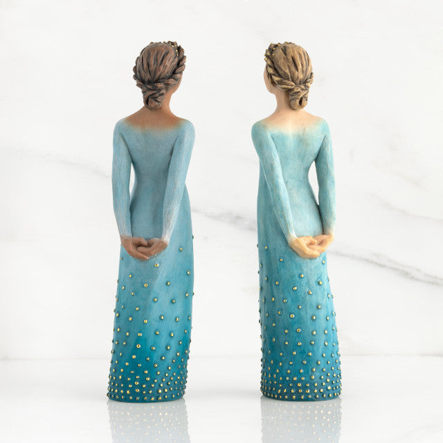 Radiance lighter skin figurine as an encouragement and confidence gift