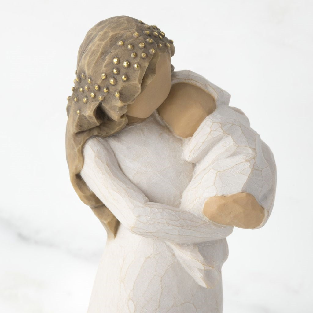 Sanctuary figurine as a mother and baby comfort keepsake gift