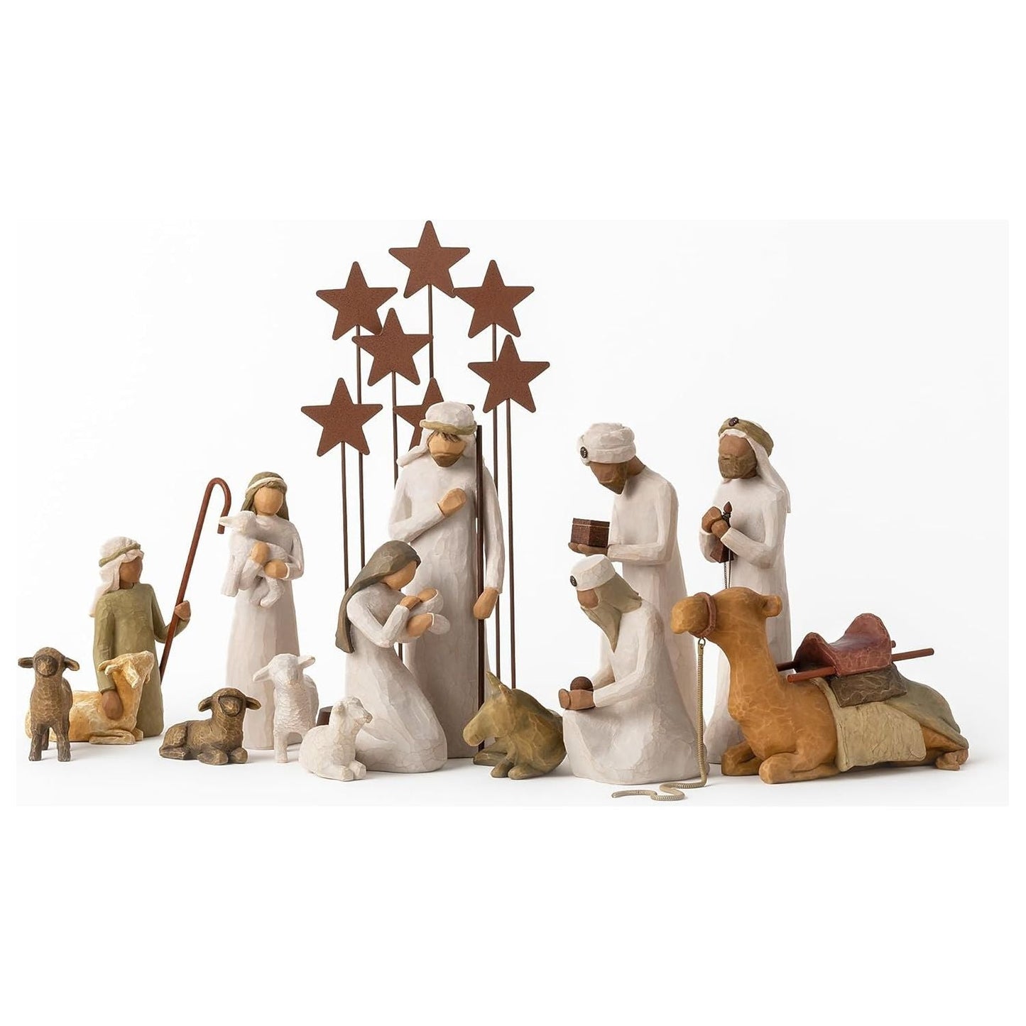 14-Piece Nativity Set for a complete Christmas keepsake display