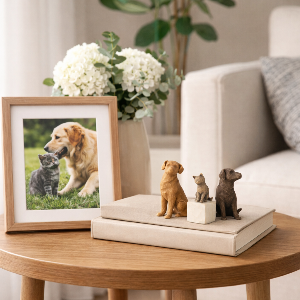 Love My Cat light figurine as a cat lover keepsake gift